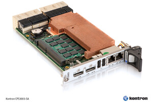 Kontron introduces first 3U CompactPCI® Serial processor board  for modular, high-speed applications