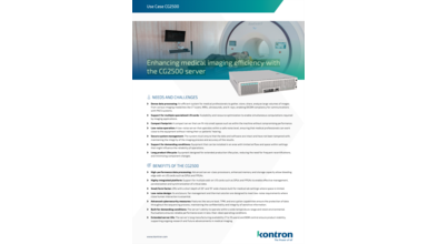 Enhancing medical imaging efficiency with the CG2500 server