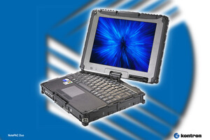 Kontron NotePAC Duo: Rugged Convertible Notebook and Tablet PC