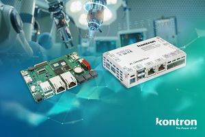 Kontron is presenting boards and DIN rail controllers based on i.MX8M Plus at SPS 2024